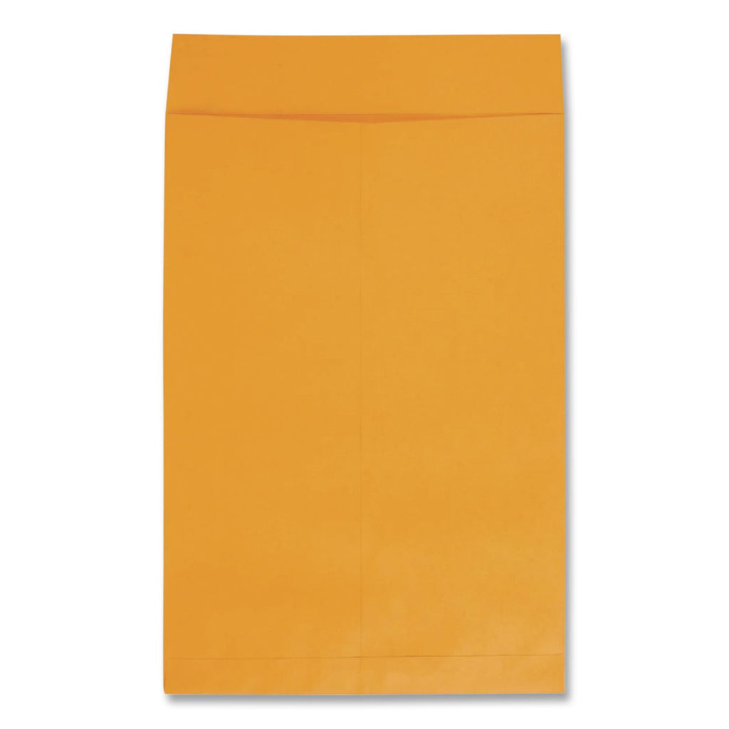 Jumbo Size Kraft Envelope, Cheese Blade Flap, Fold-Over Closure, 12.5 x 18.5, Brown Kraft, 25/Pack