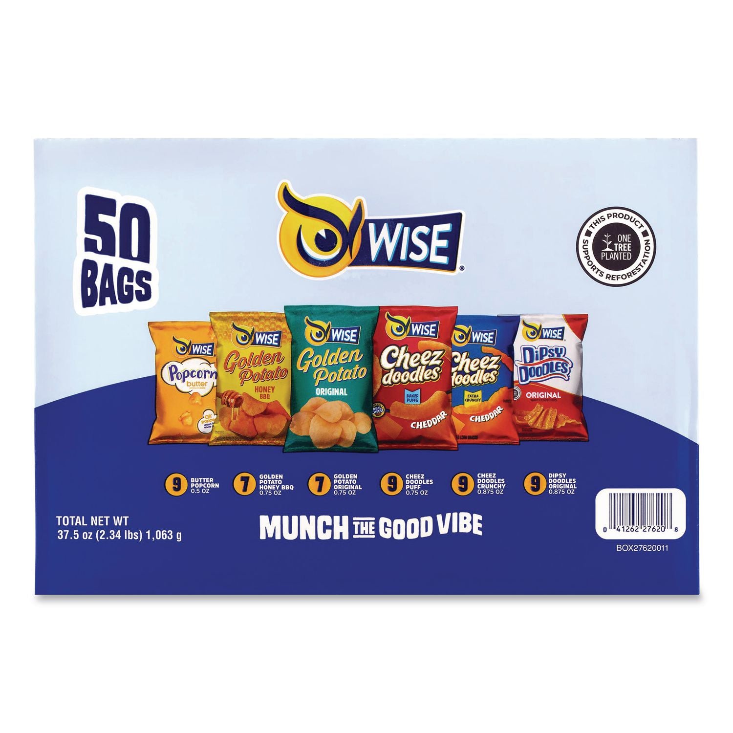 Grab and Snack Variety Pack, Assorted Flavors, 50/Pack, Ships in 1-3 Business Days
