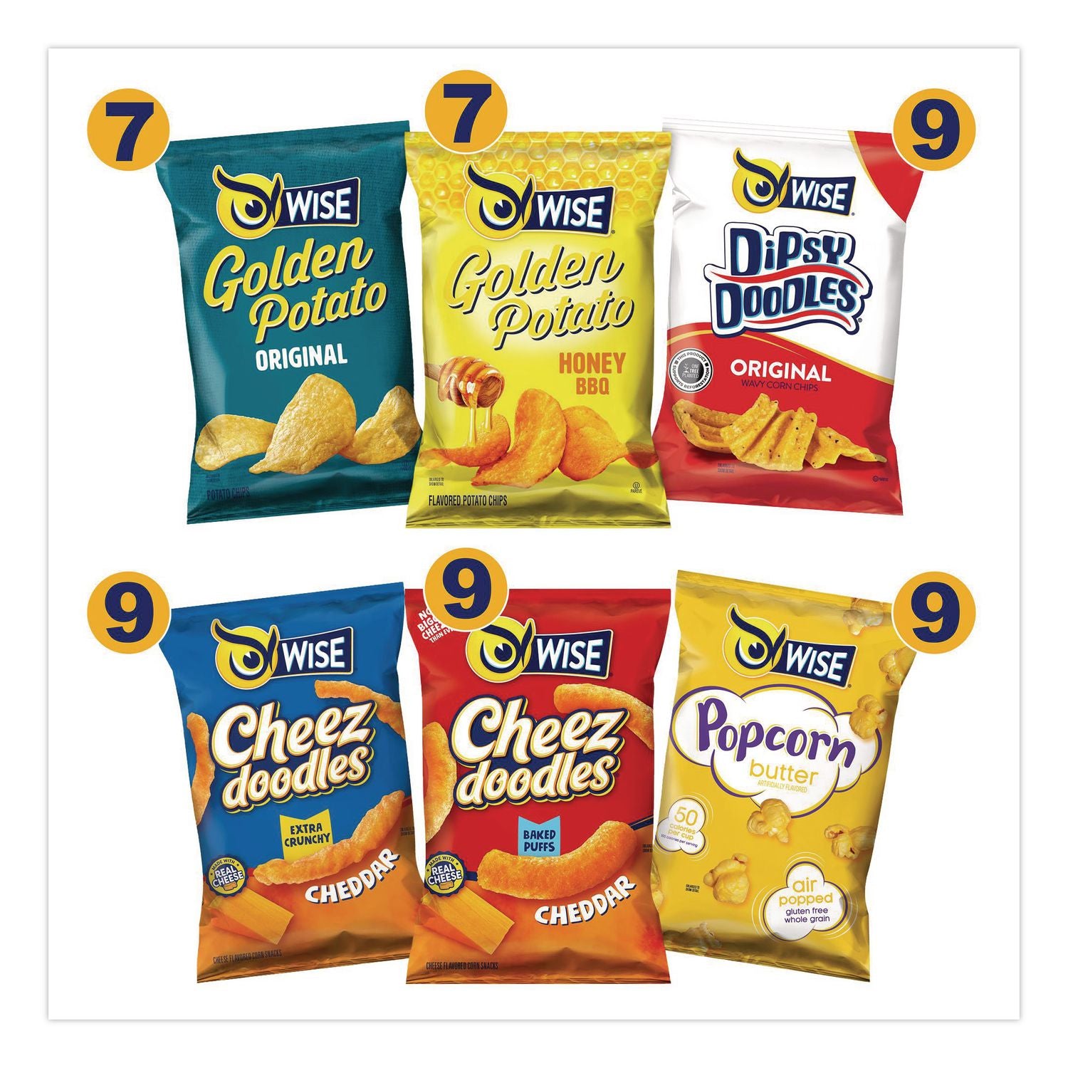 Grab and Snack Variety Pack, Assorted Flavors, 50/Pack, Ships in 1-3 Business Days