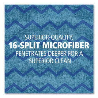 HYGEN Microfiber Cleaning Cloths, 16 x 16, Blue, 12/Carton