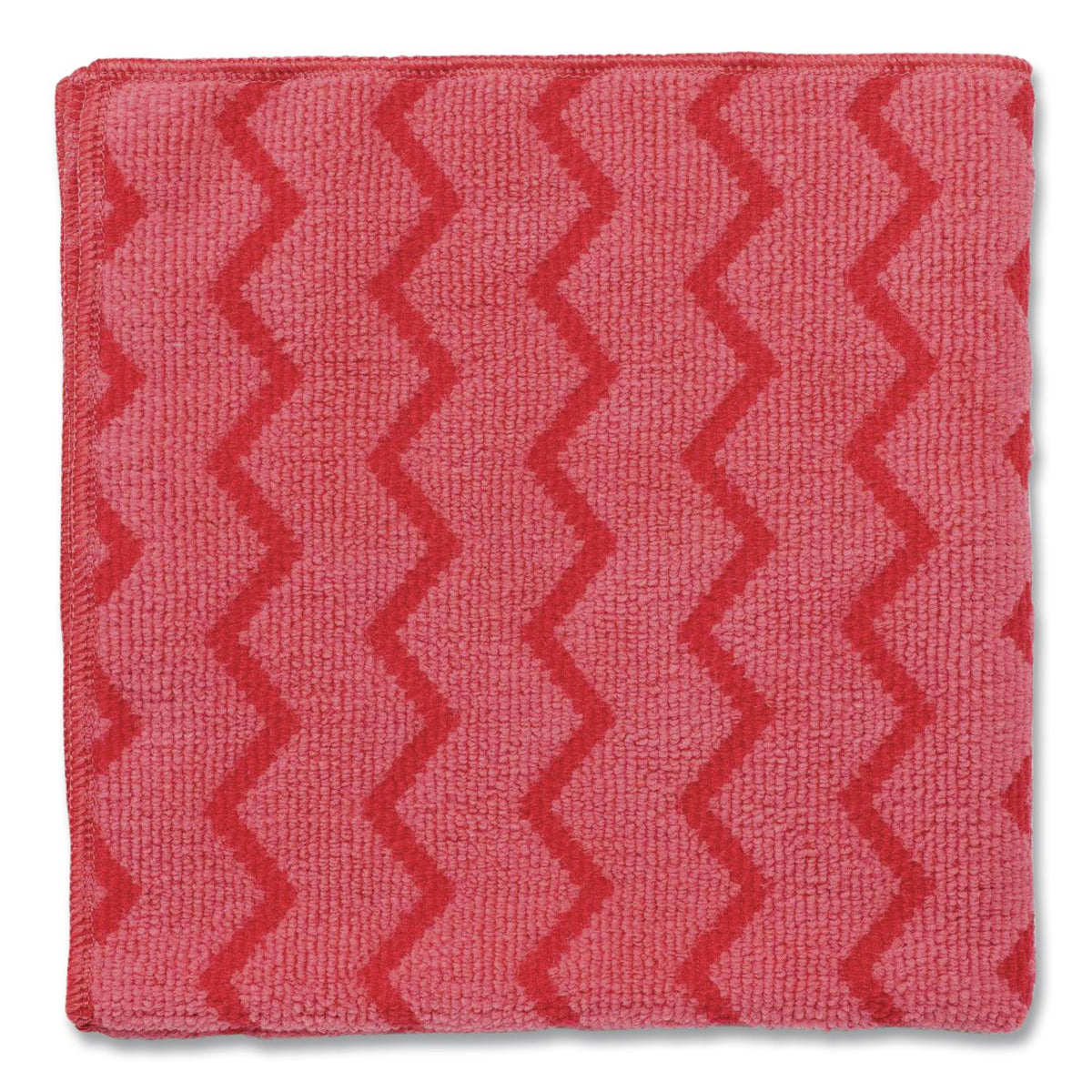 HYGEN Microfiber Cleaning Cloths, 12 x 12, Red, 12/Carton