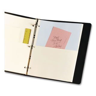 Avery Untabbed Double Pocket Dividers - 11.1" Height x 9.3" Width - 2 x Pockets Capacity - For Letter 8 1/2" x 11" Sheet - Ring Binder - Rectangular - Buff - 5 / Pack
