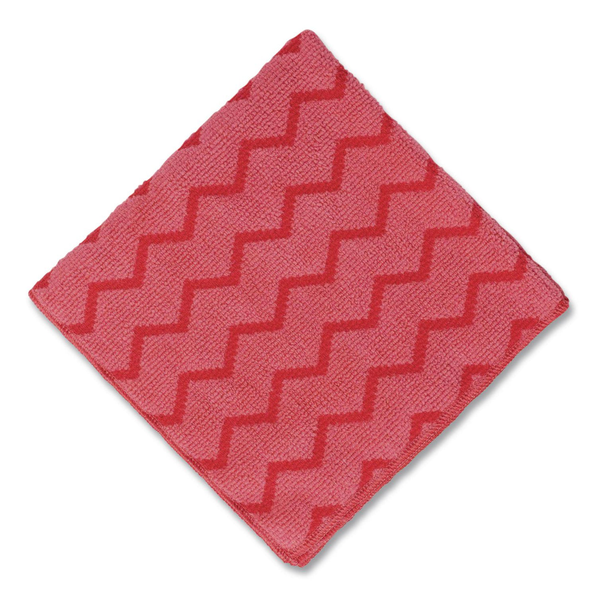 HYGEN Microfiber Cleaning Cloths, 12 x 12, Red, 12/Carton
