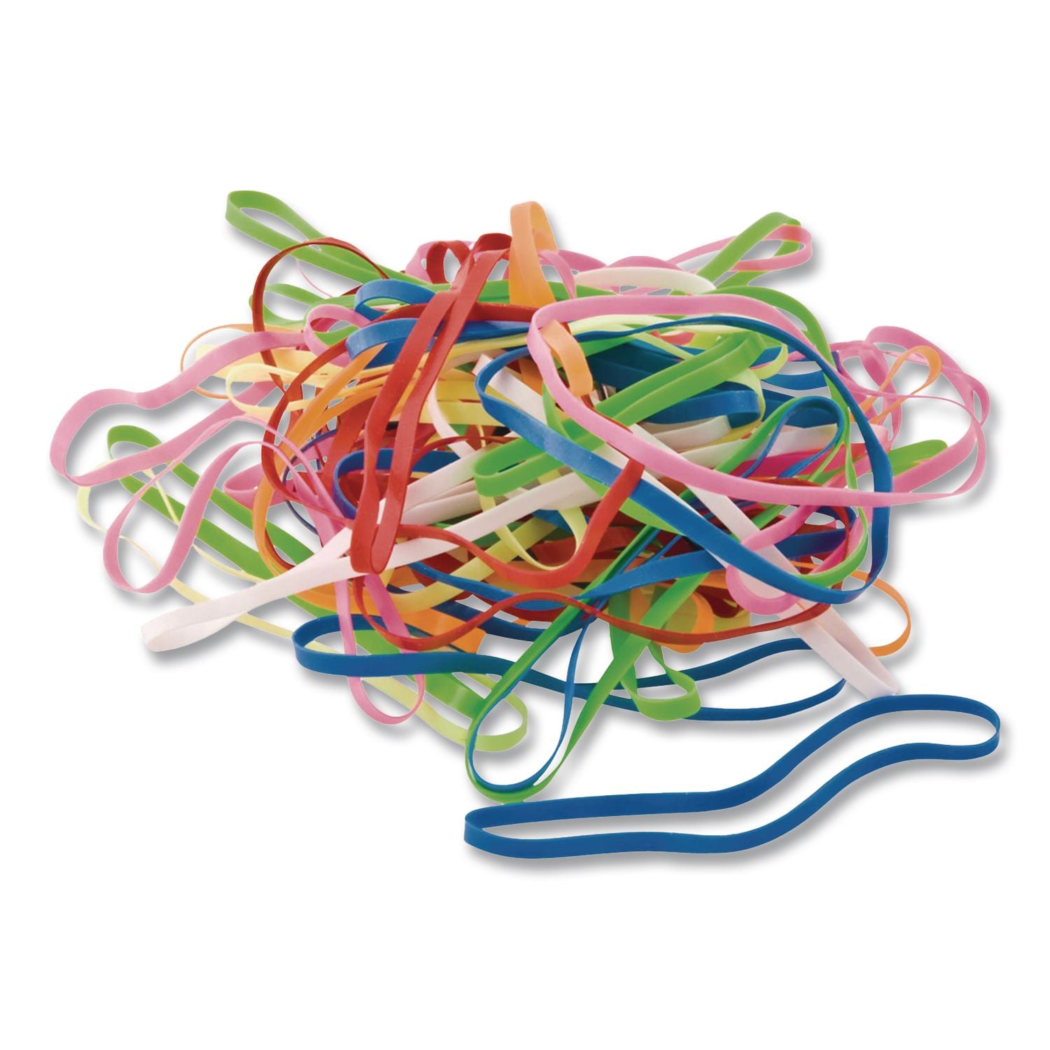 Conserve Plastibands - 2.1" Length - Latex-free - 200 / Box - Polyurethane - Assorted