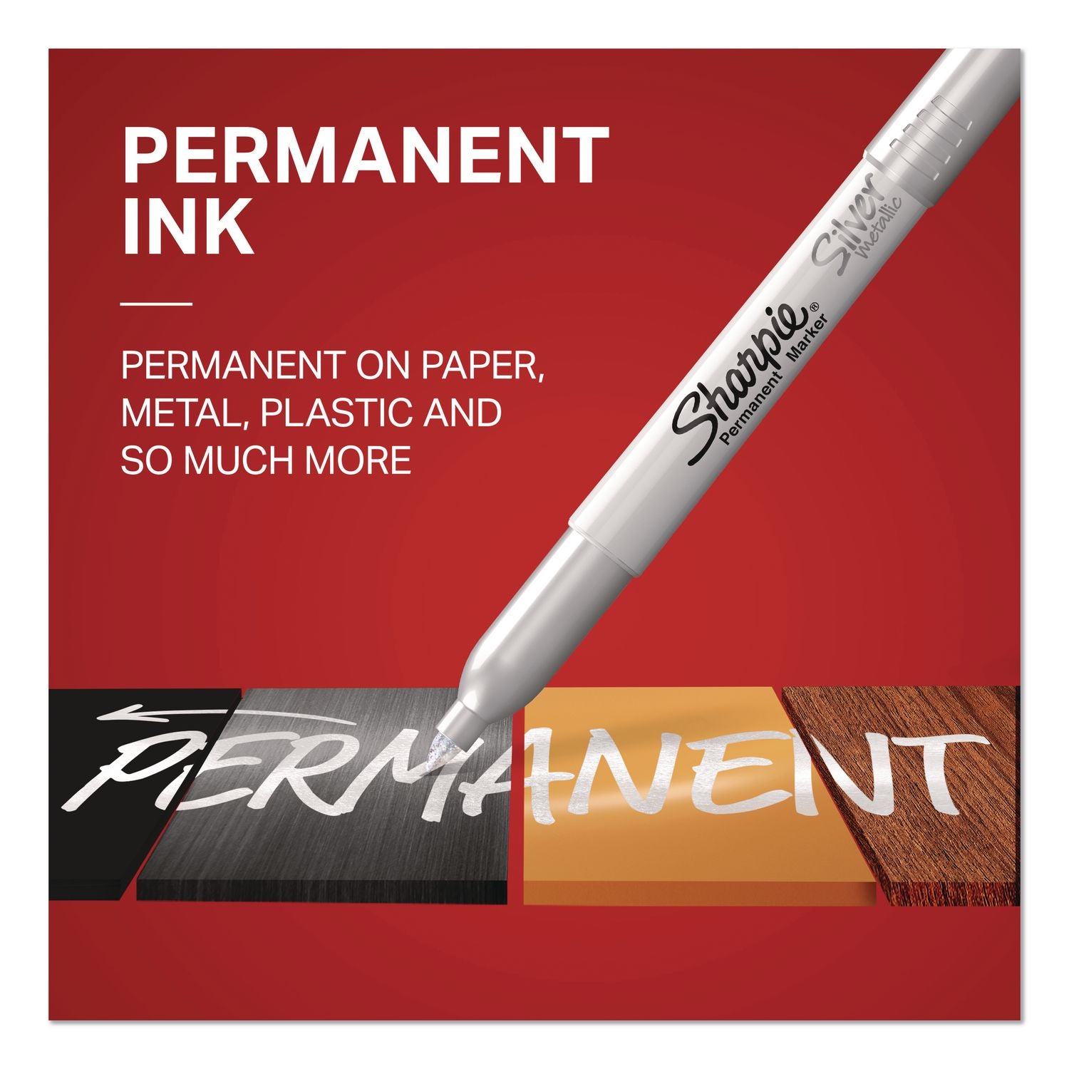Sharpie Metallic Fine Point Permanent Marker - Fine Marker Point - Gold, Silver, Bronze Alcohol Based Ink - 3 / Set