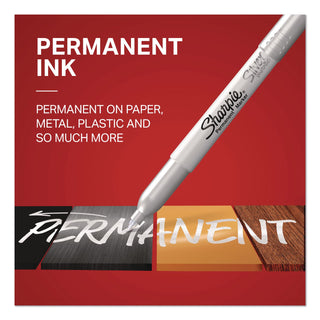 Sharpie Metallic Fine Point Permanent Marker - Fine Marker Point - Gold, Silver, Bronze Alcohol Based Ink - 3 / Set