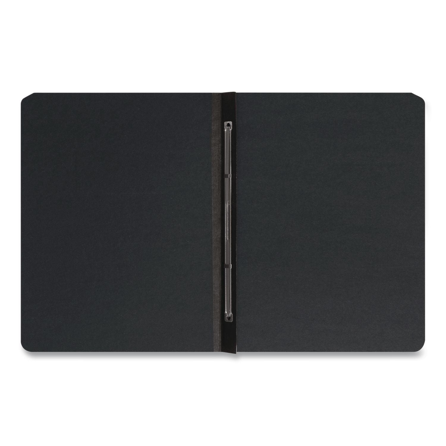 Prong Fastener Premium Pressboard Report Cover, Two-Piece Prong Fastener 3" Capacity, 8.5 x 11, Black/Black