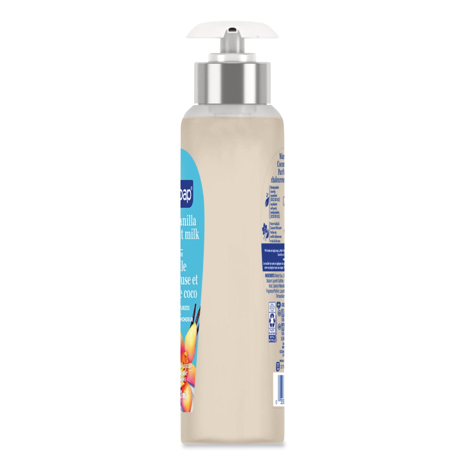 Softsoap Warm Vanilla Hand Soap - Warm Vanilla & Coconut Milk ScentFor - 11.3 fl oz (332.7 mL) - Pump Bottle Dispenser - Bacteria Remover, Dirt Remover - Hand, Skin - Moisturizing - White - Refillable, Recyclable, Paraben-free, Phthalate-free, Biodeg