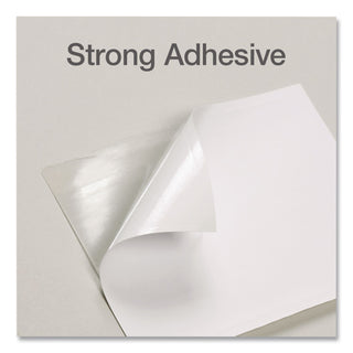 Cardinal Self-Adhesive Polypropylene Pockets - 3.6" Height x 5.3" Width - 100 mil Thickness - 1 x Card Capacity - 5" x 3" Sheet - Ring Binder - Rectangular - Clear - Polypropylene - 100 / Box