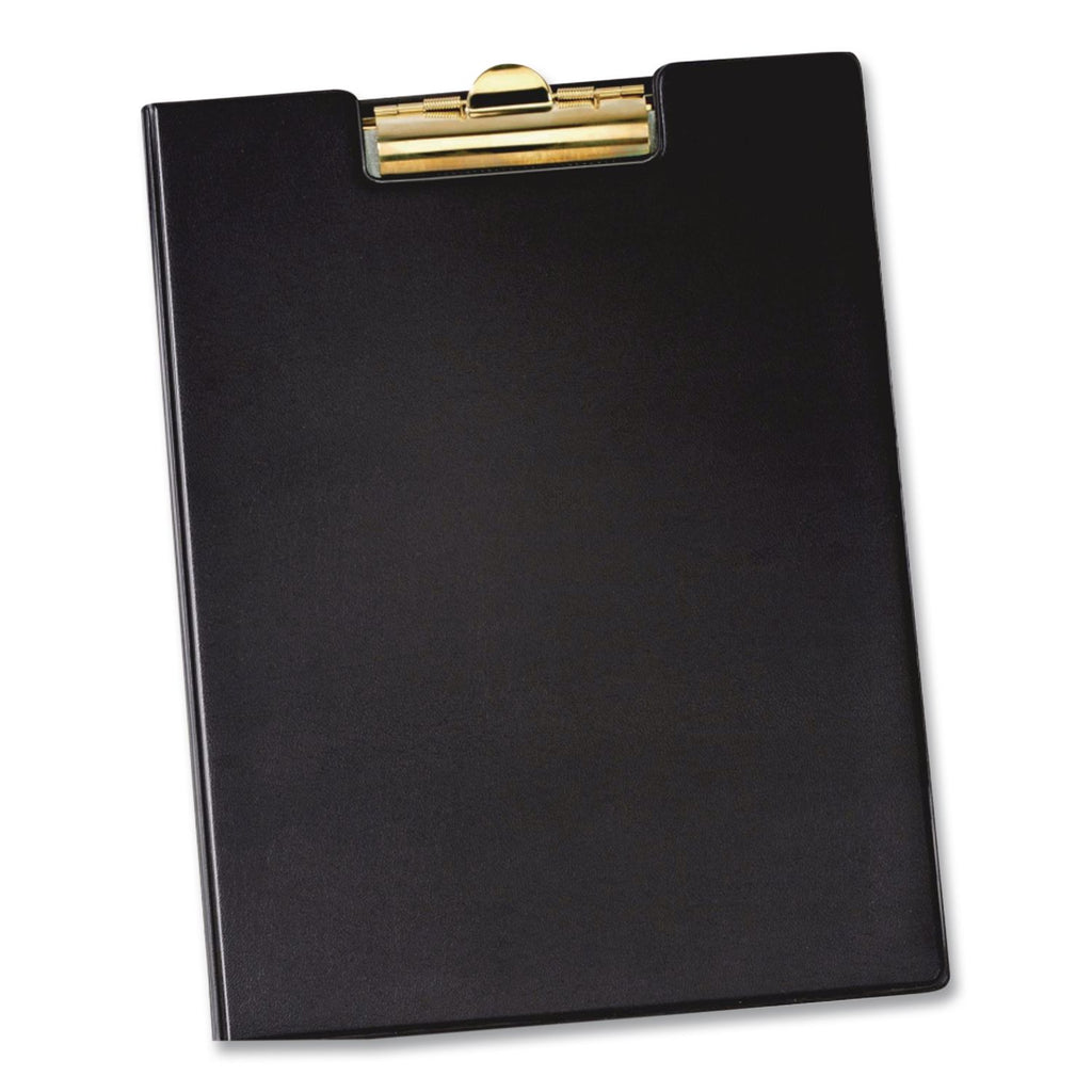 Cardinal 252 610 Letter Pad Folio - 8 1/2" x 11" - 100 Sheet Capacity - 1 Inside Front Pocket(s) - Vinyl, Polyvinyl Chloride (PVC) - Black - 1 Each