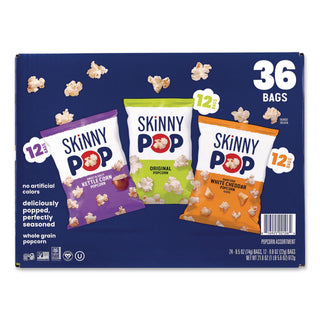 Popcorn Variety Snack Pack, 0.5 oz Bag, 36 Bags/Carton, Ships in 1-3 Business Days