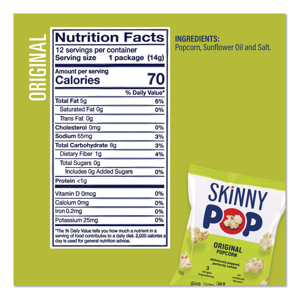 Popcorn Variety Snack Pack, 0.5 oz Bag, 36 Bags/Carton, Ships in 1-3 Business Days