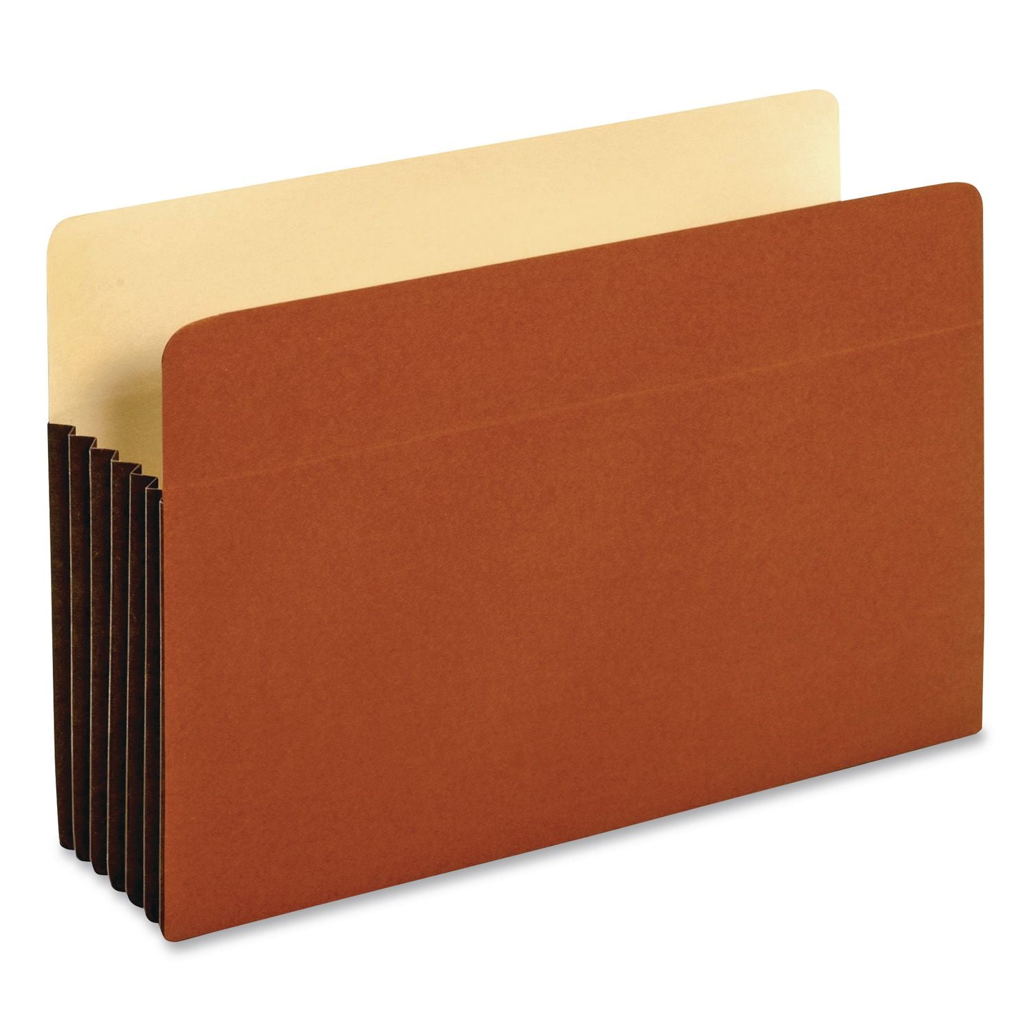 File Pocket with Tyvek, Straight Cut, 1 Pocket, Legal, Brown, Sold as 1 Box, 10 Each per Box