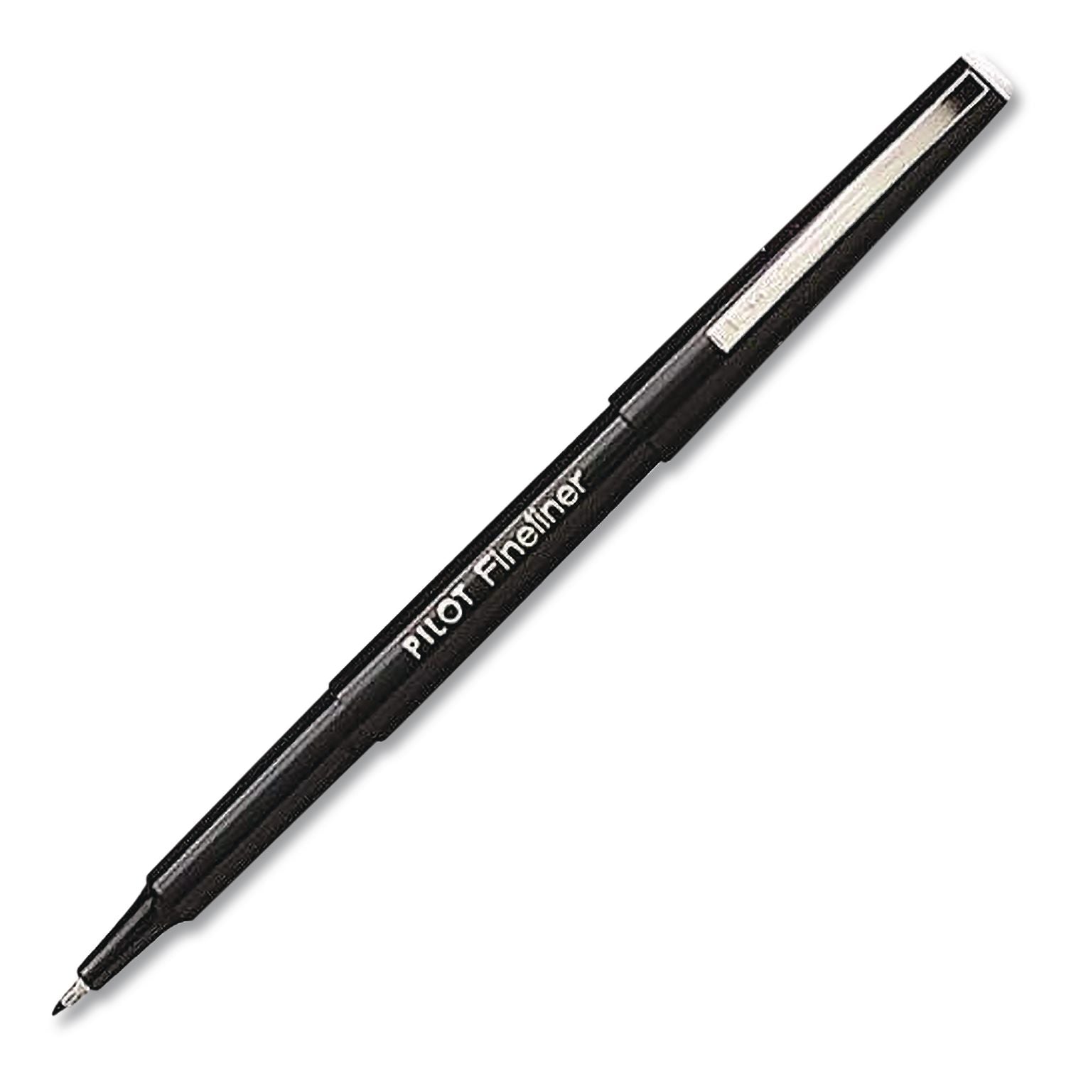 Pilot Fineliner Markers - Fine Pen Point - 0.7 mm Pen Point Size - Black - Black Barrel - Acrylic Fiber Tip - 1 Each