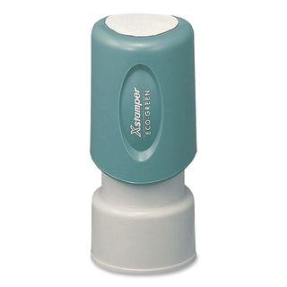 Xstamper Pre-Inked POSTED Stamp - Message Stamp - "POSTED" - 0.63" Impression Diameter - Red - Recycled - 1 Each