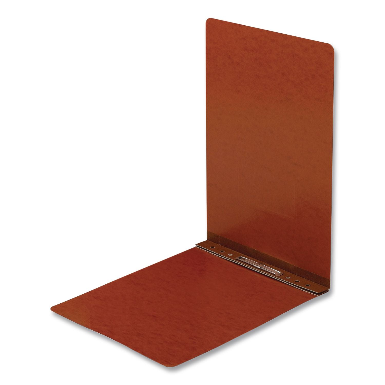 Smead Premium Pressboard Legal Recycled Fastener Folder - 2" Folder Capacity - 8 1/2" x 14" - 2" Expansion - 1 Fastener(s) - Pressboard - Red - 100% Recycled - 1 Each
