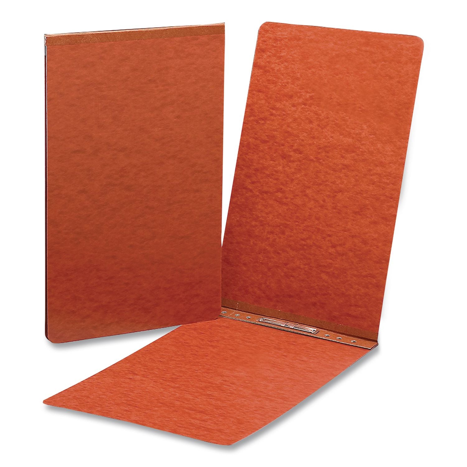 Smead Premium Pressboard Legal Recycled Fastener Folder - 2" Folder Capacity - 8 1/2" x 14" - 2" Expansion - 1 Fastener(s) - Pressboard - Red - 100% Recycled - 1 Each