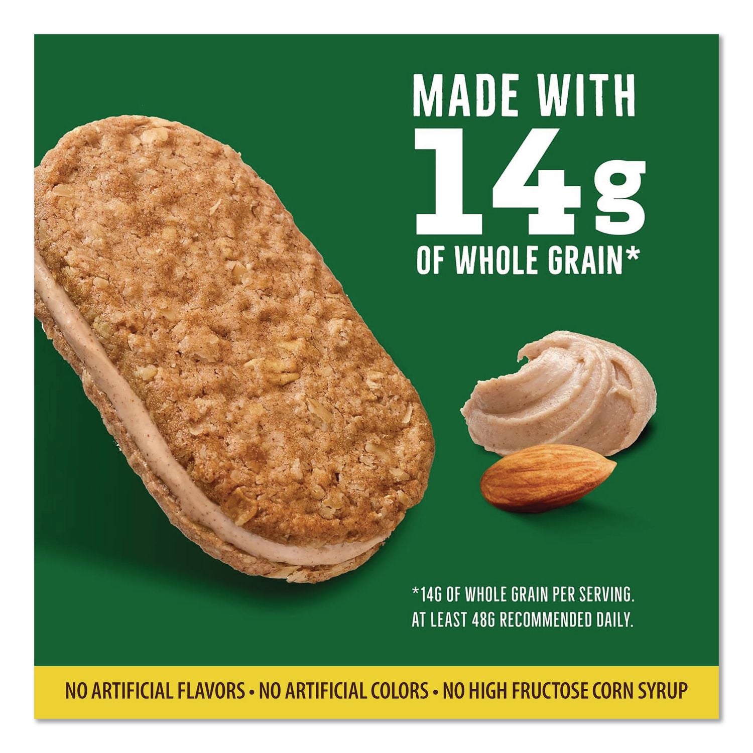 Biscuits, Cinnamon with Almond Butter/Honey with Peanut Butter, 1.35 oz Pouch, 30/Carton, Ships in 1-3 Business Days