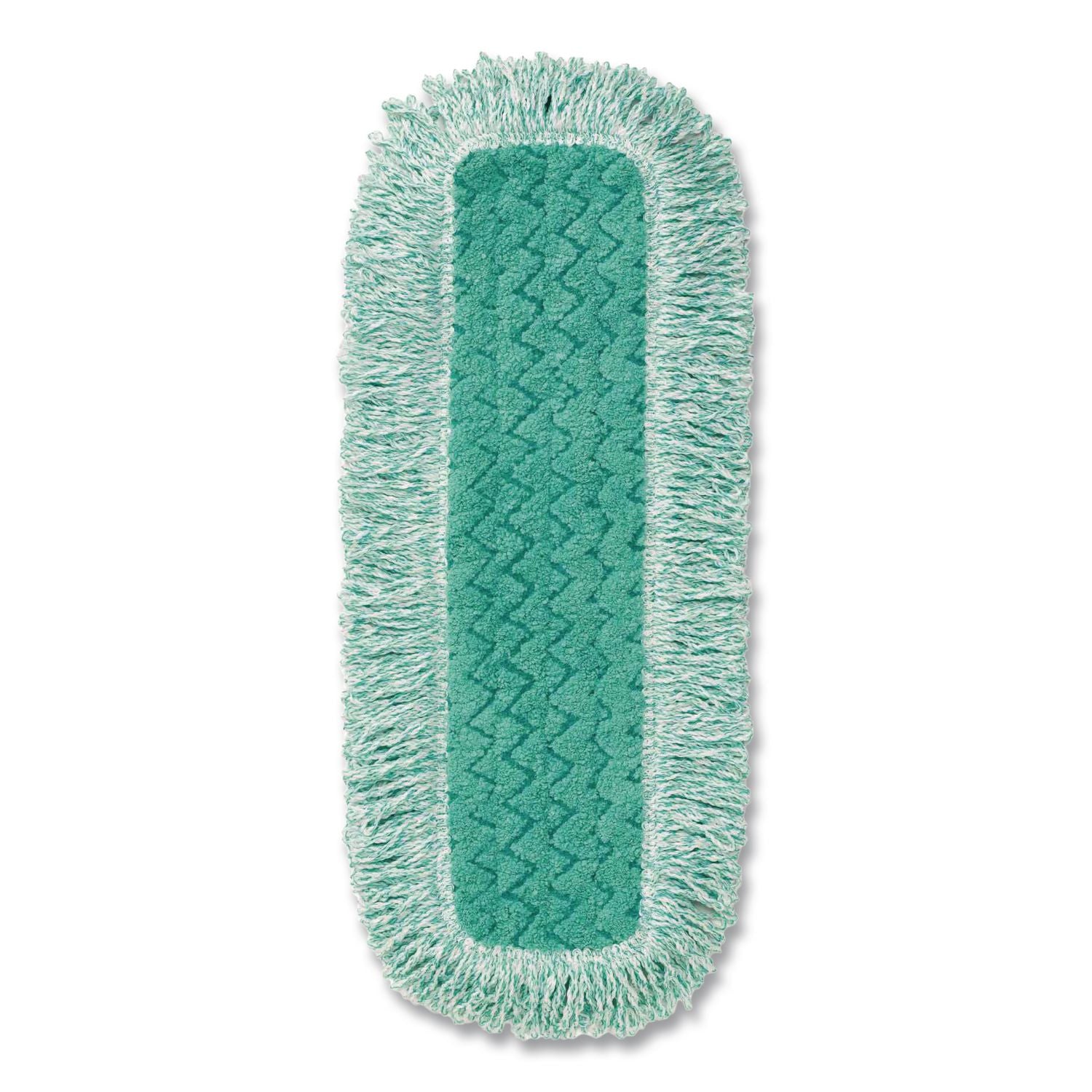 Dust Pad with Fringe, Microfiber, 18" Long, Green