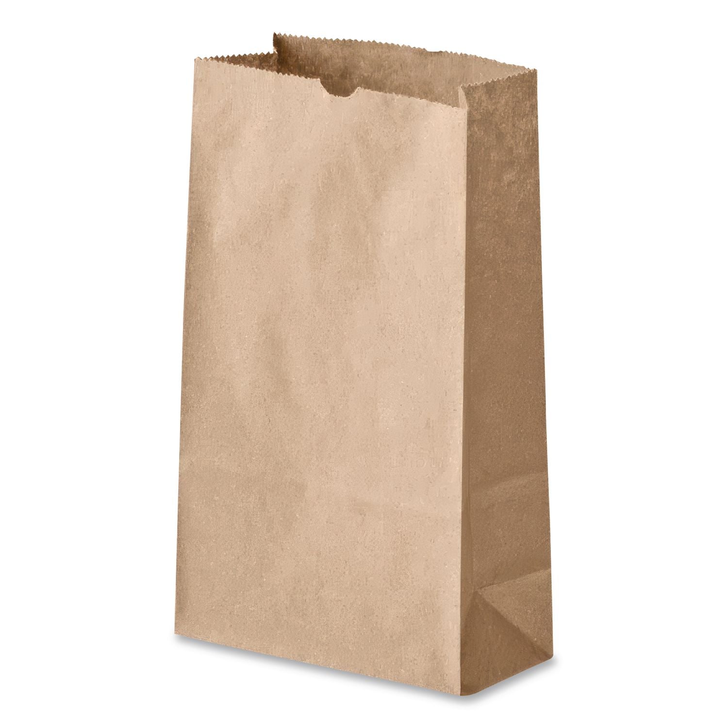 Grocery Paper Bags, 30 lb Capacity, #2, 4.31" x 2.44" x 7.88", Kraft, 500 Bags