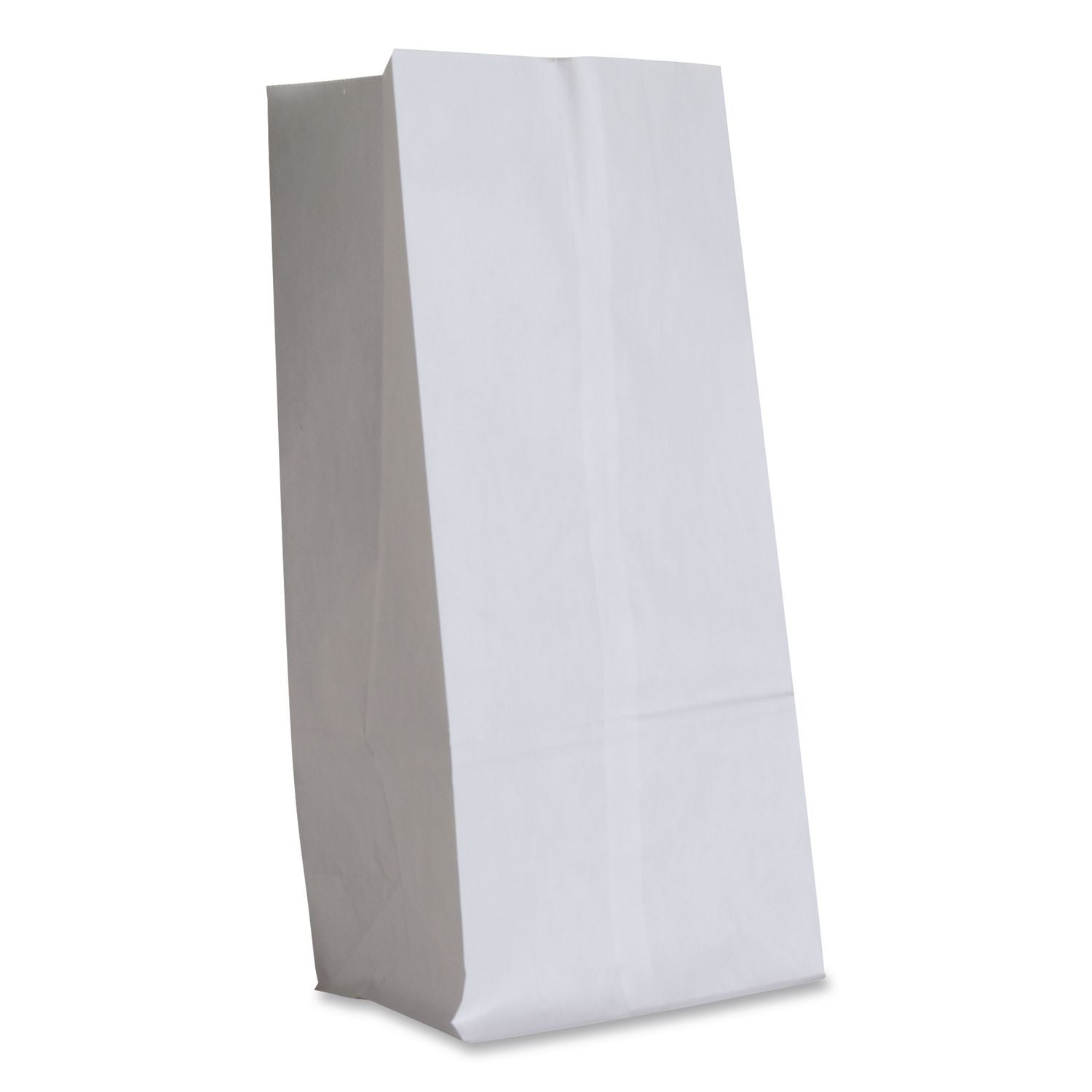 Grocery Paper Bags, 40 lb Capacity, #20, 8.25" x 5.94" x 16.13", White, 500 Bags