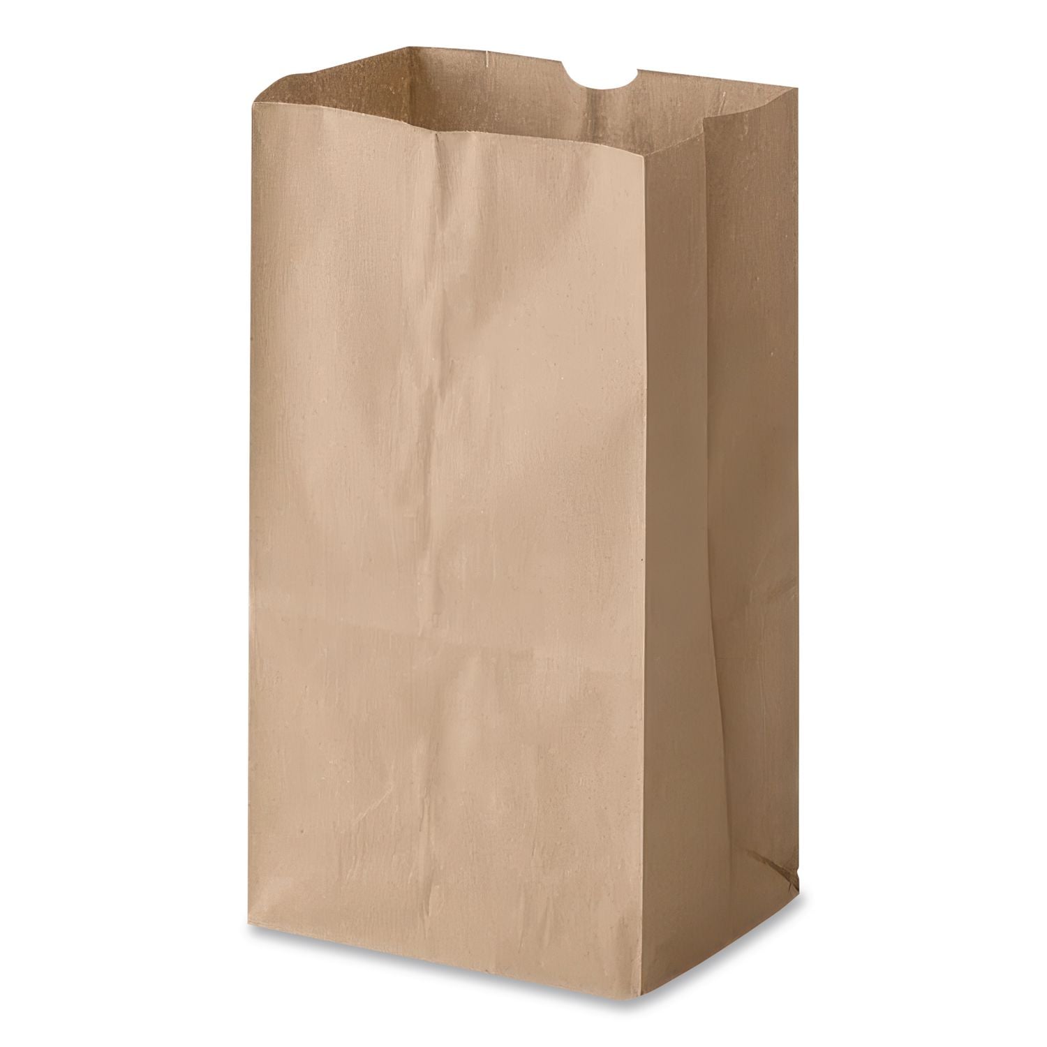 Grocery Paper Bags, 50 lb Capacity, #4, 5" x 3.13" x 9.75", Kraft, 500 Bags