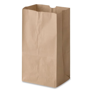 Grocery Paper Bags, 57 lb Capacity, #8, 6.13" x 4.17" x 12.44", Kraft, 500 Bags