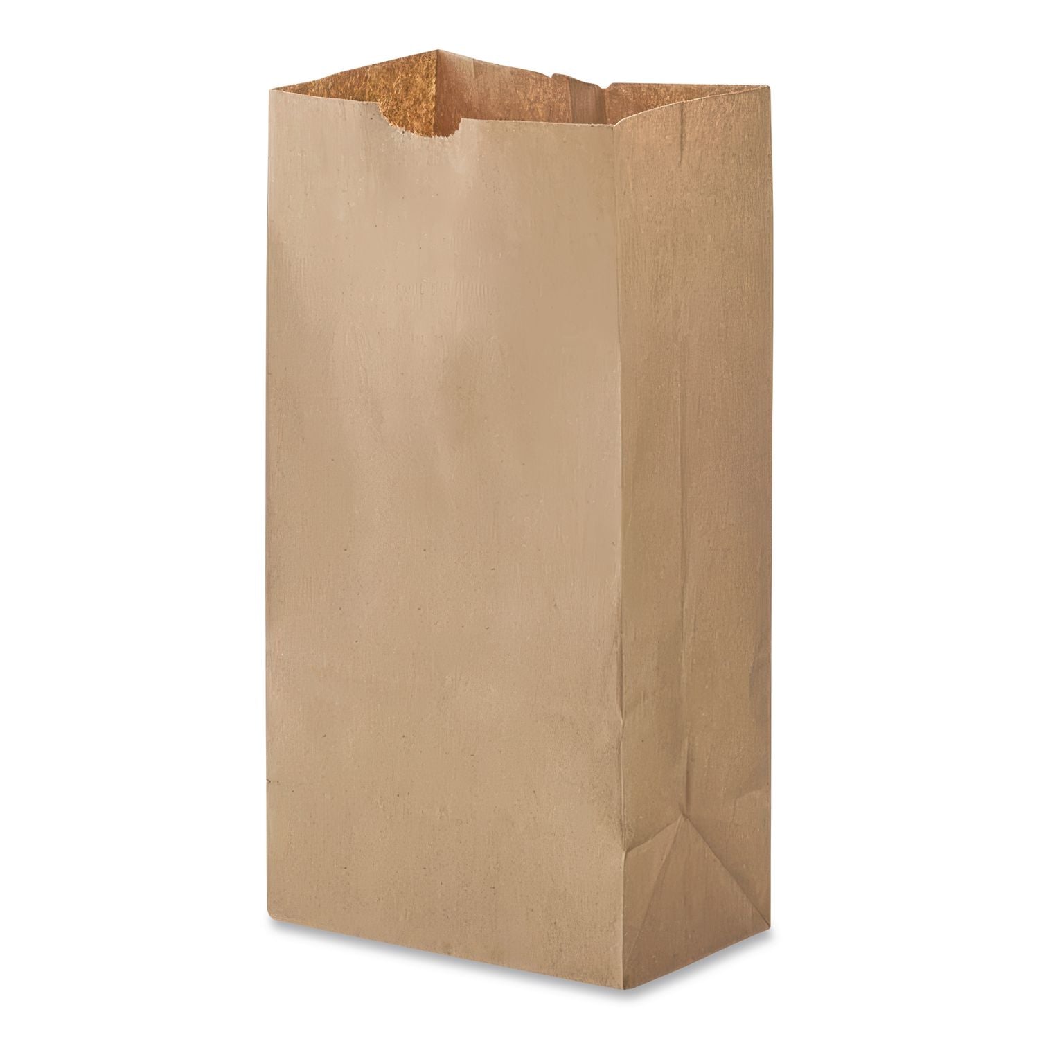 Grocery Paper Bags, #12, 7" x 4.38" x 13.75", Kraft, 500 Bags