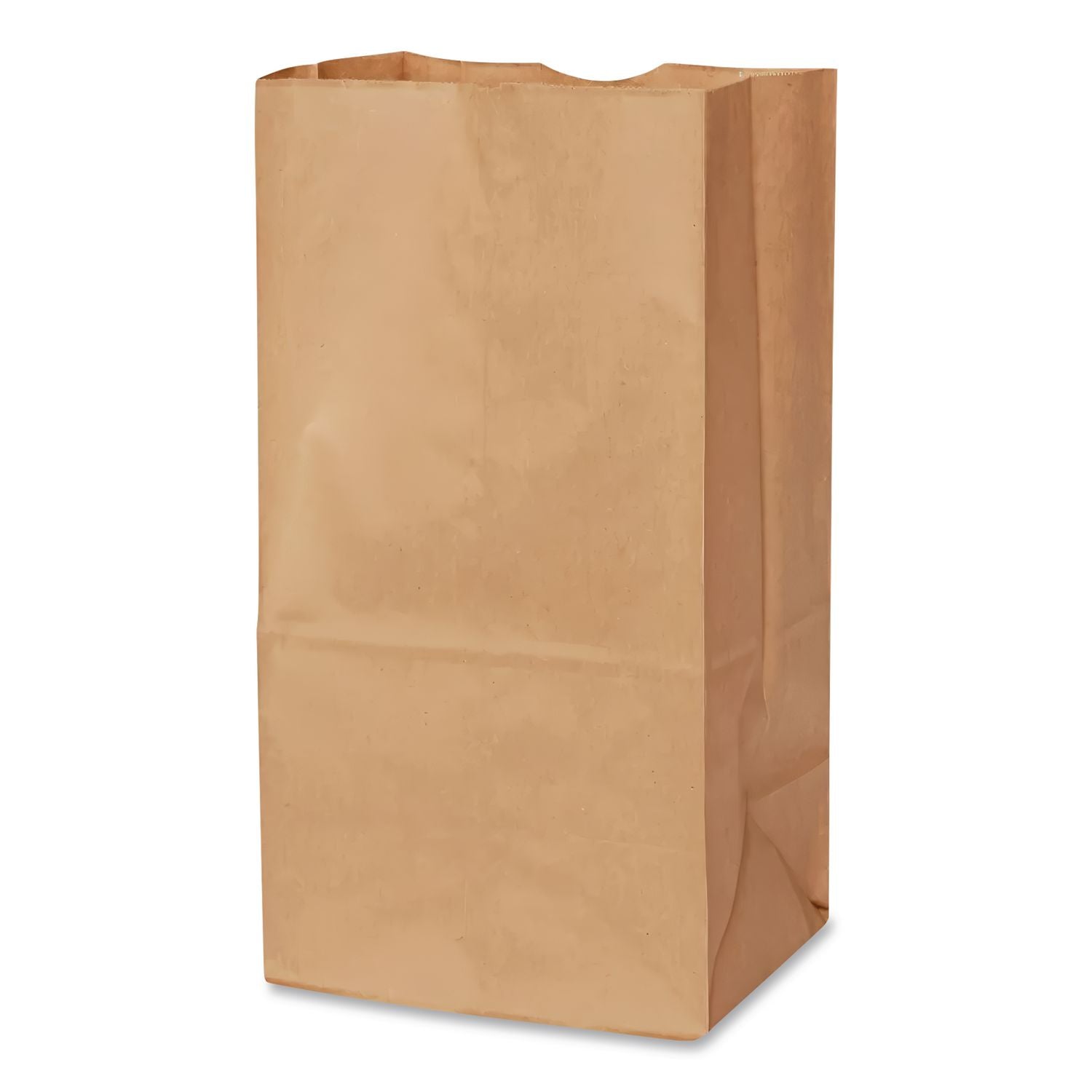 Grocery Paper Bags, 50 lb Capacity, #8, 6.13" x 4.13" x 12.44", Kraft, 500 Bags