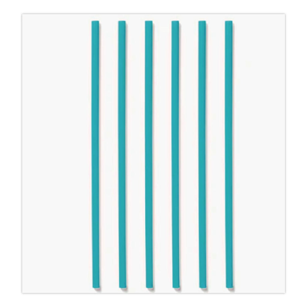 Marine Biodegradable Straws, 10.25", PHA, Ocean Blue, Wrapped, 250/Box, 8 Boxes/Carton