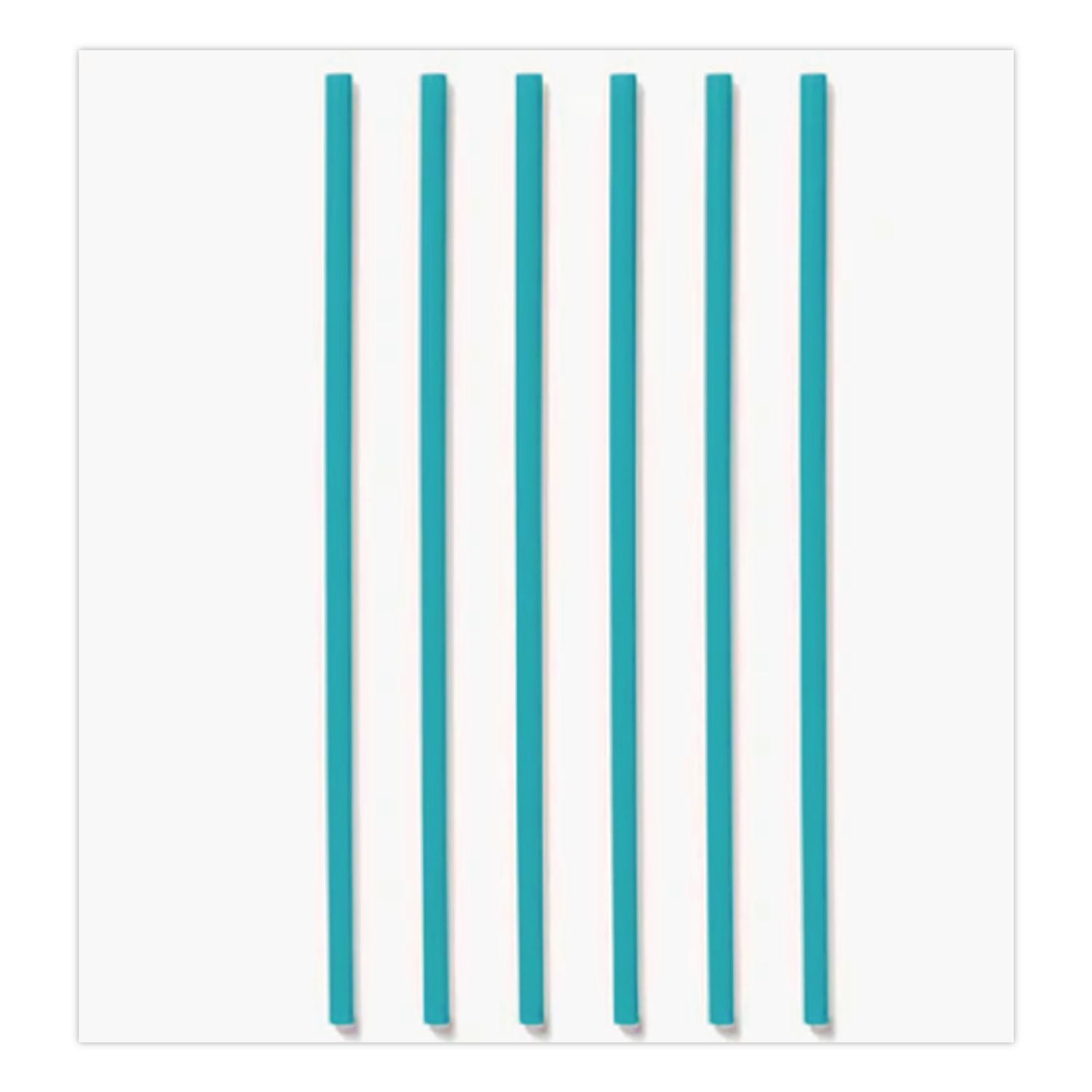 Marine Biodegradable Straws, 10.25", PHA, Ocean Blue, Wrapped, 250/Box, 8 Boxes/Carton
