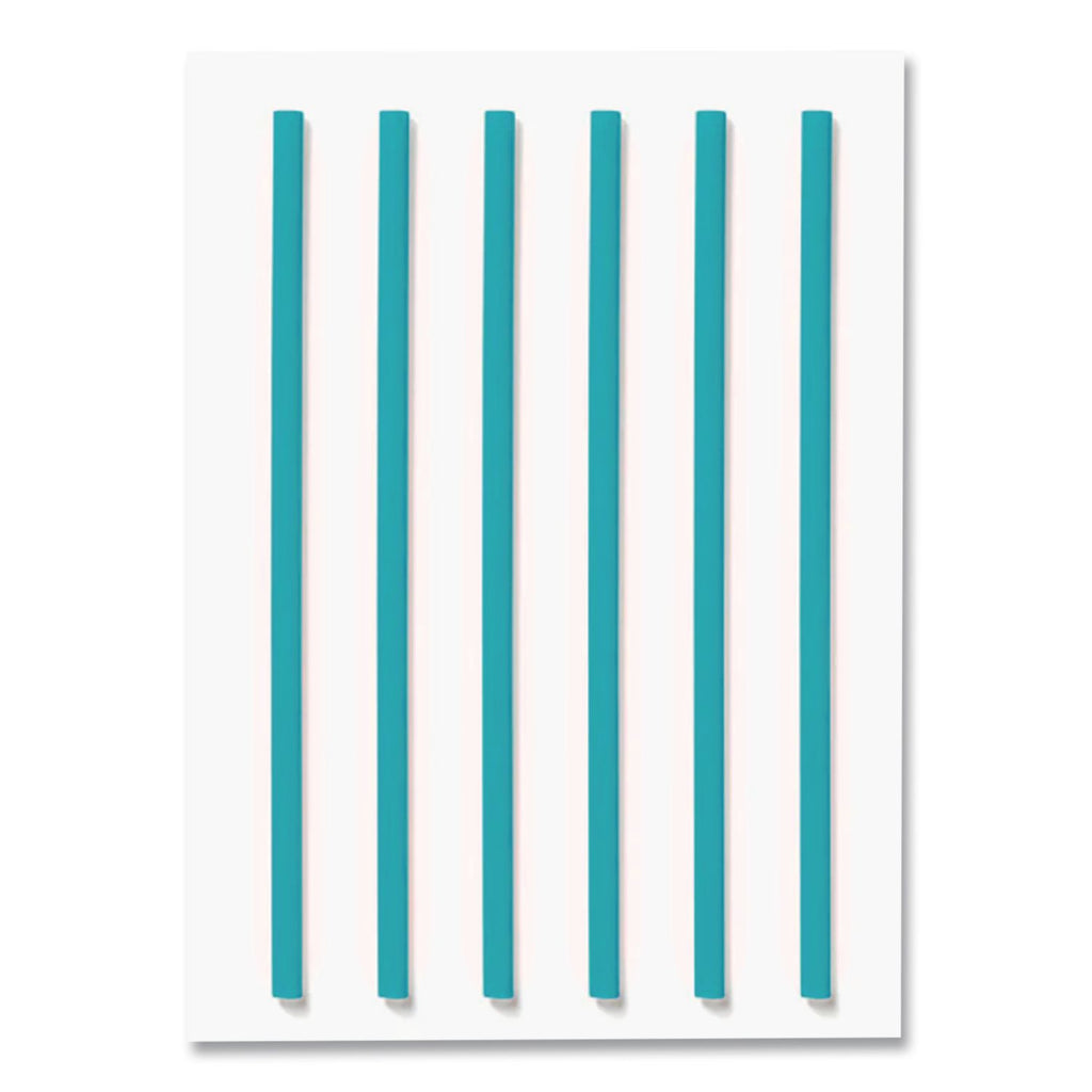 Marine Biodegradable Straws, 8.5", PHA, Ocean Blue, Wrapped, 300/Box, 4 Boxes/Carton