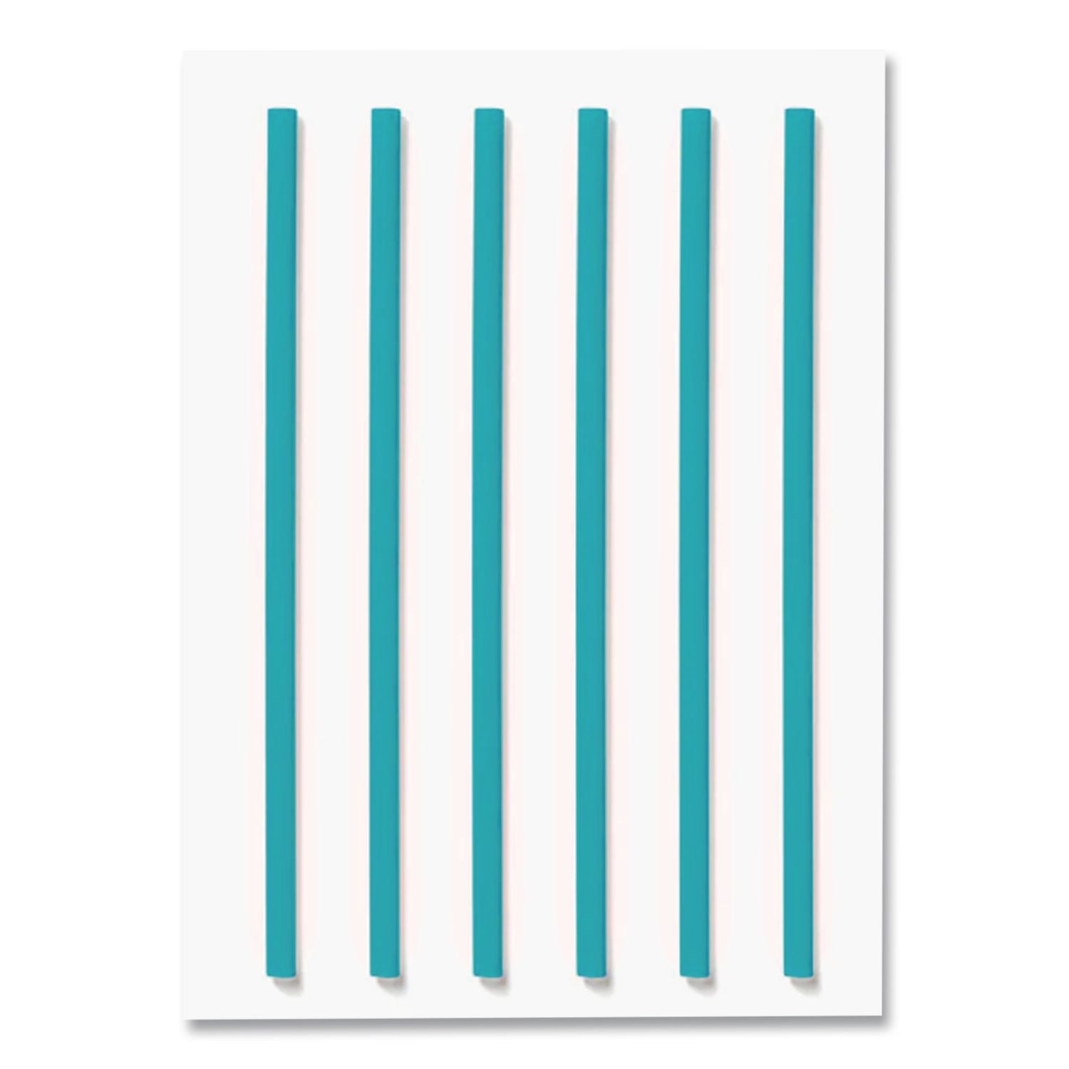 Marine Biodegradable Straws, 8.5", PHA, Ocean Blue, Wrapped, 300/Box, 4 Boxes/Carton