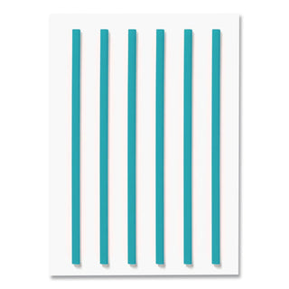 Marine Biodegradable Straws, 8.5", PHA, Ocean Blue, Wrapped, 300/Box, 4 Boxes/Carton