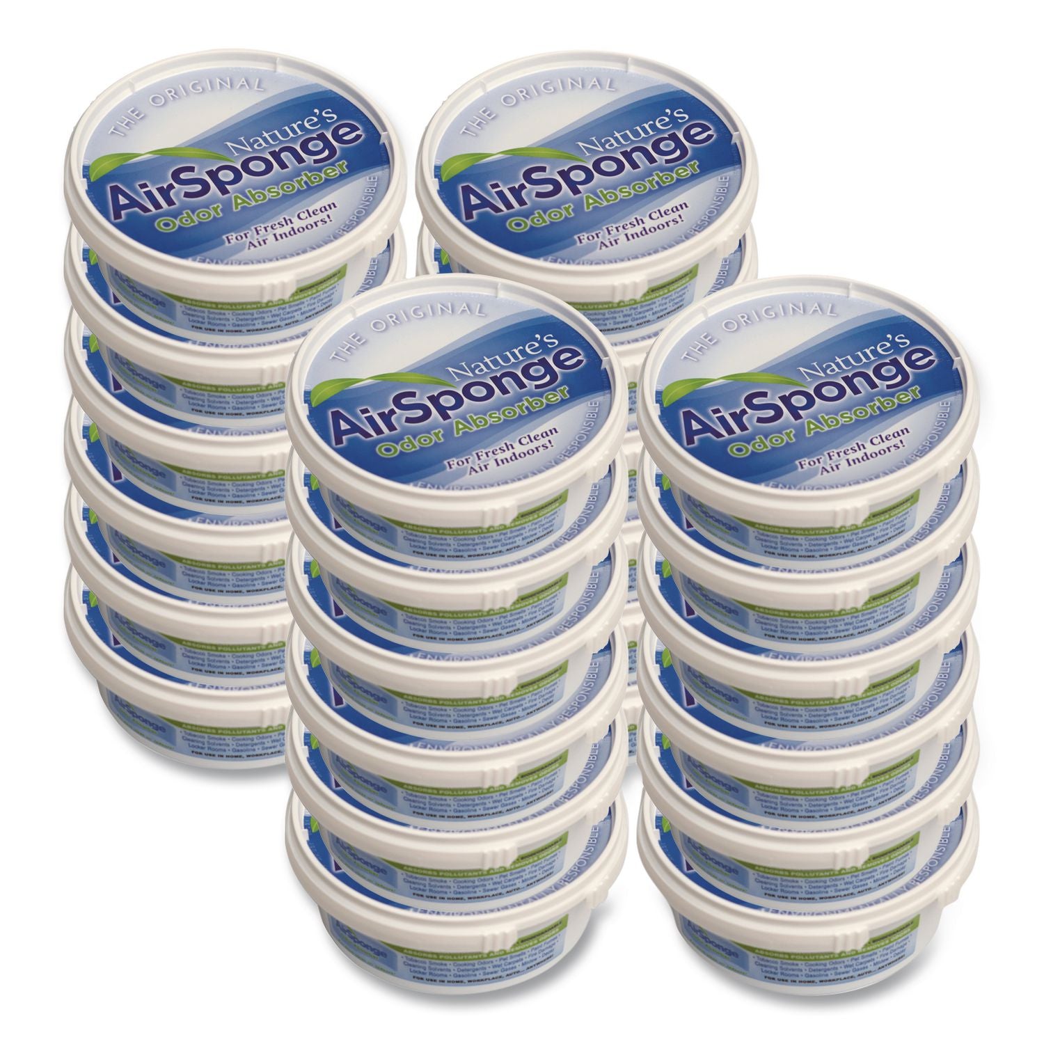 Sponge Odor Absorber, Neutral, 0.5 lb Cup, 24/Carton