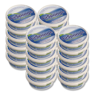 Sponge Odor Absorber, Neutral, 8 oz, Designer Cup, 24/Carton
