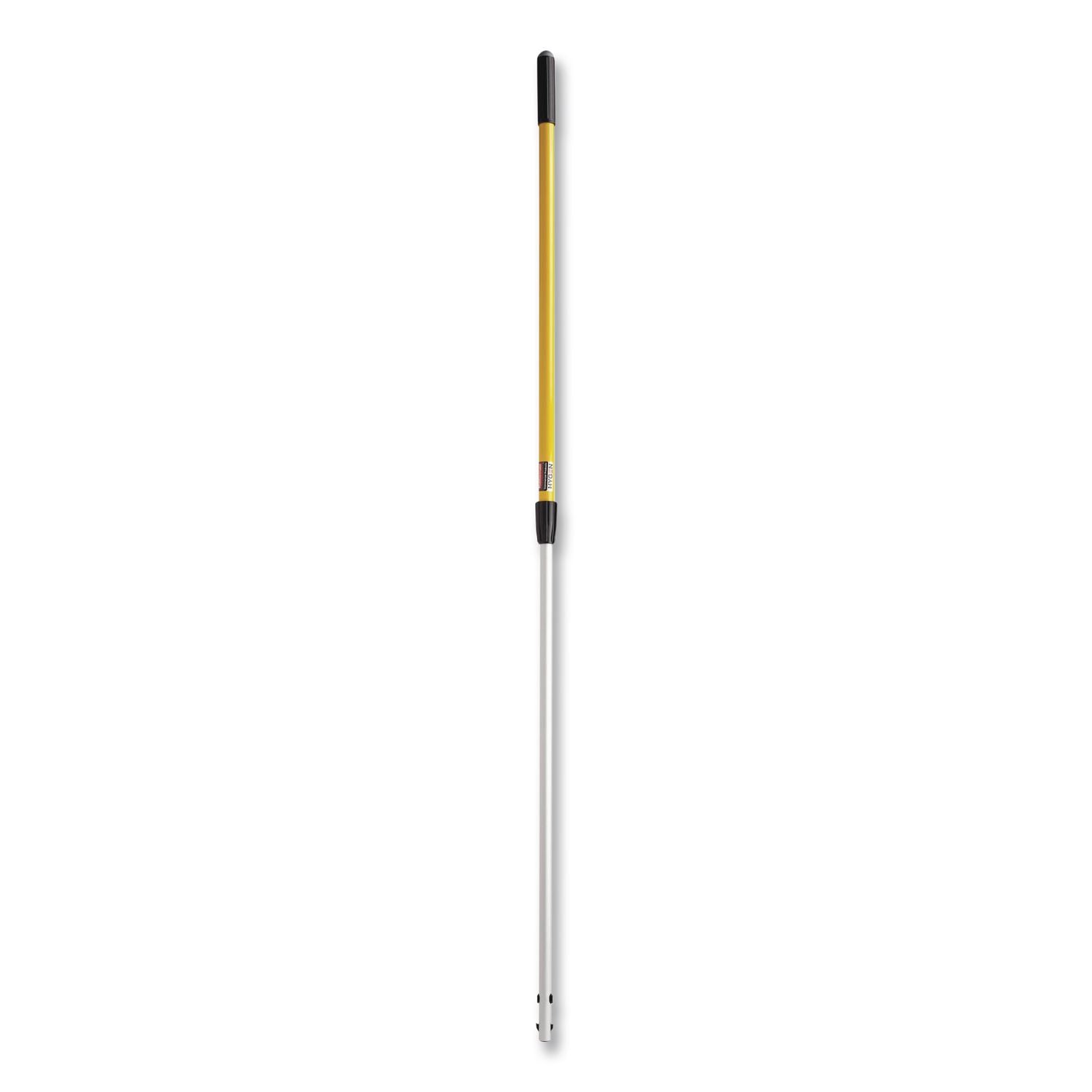 HYGEN Quick-Connect Extension Handle, 48" to 72", Yellow/Black