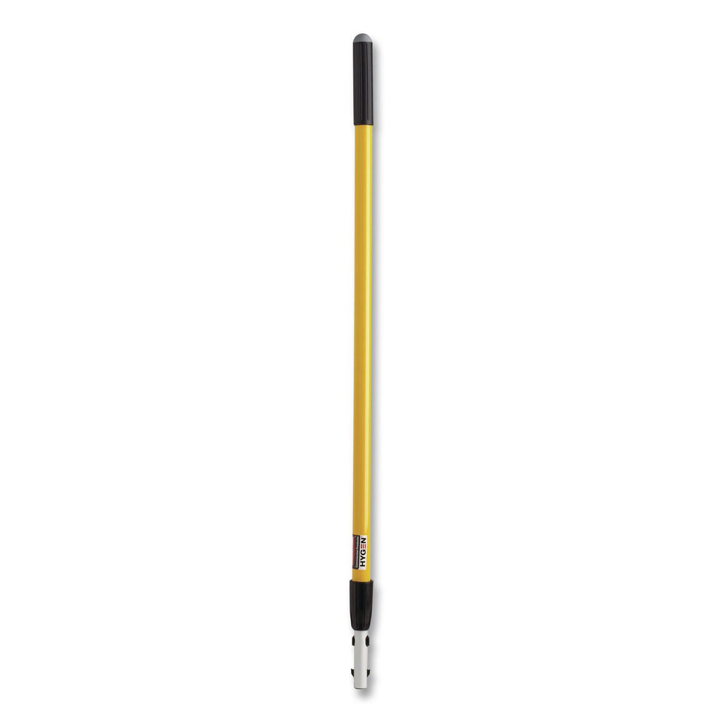 HYGEN Quick-Connect Extension Handle, 48" to 72", Yellow/Black