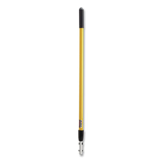 HYGEN Quick-Connect Extension Handle, 48" to 72", Yellow/Black