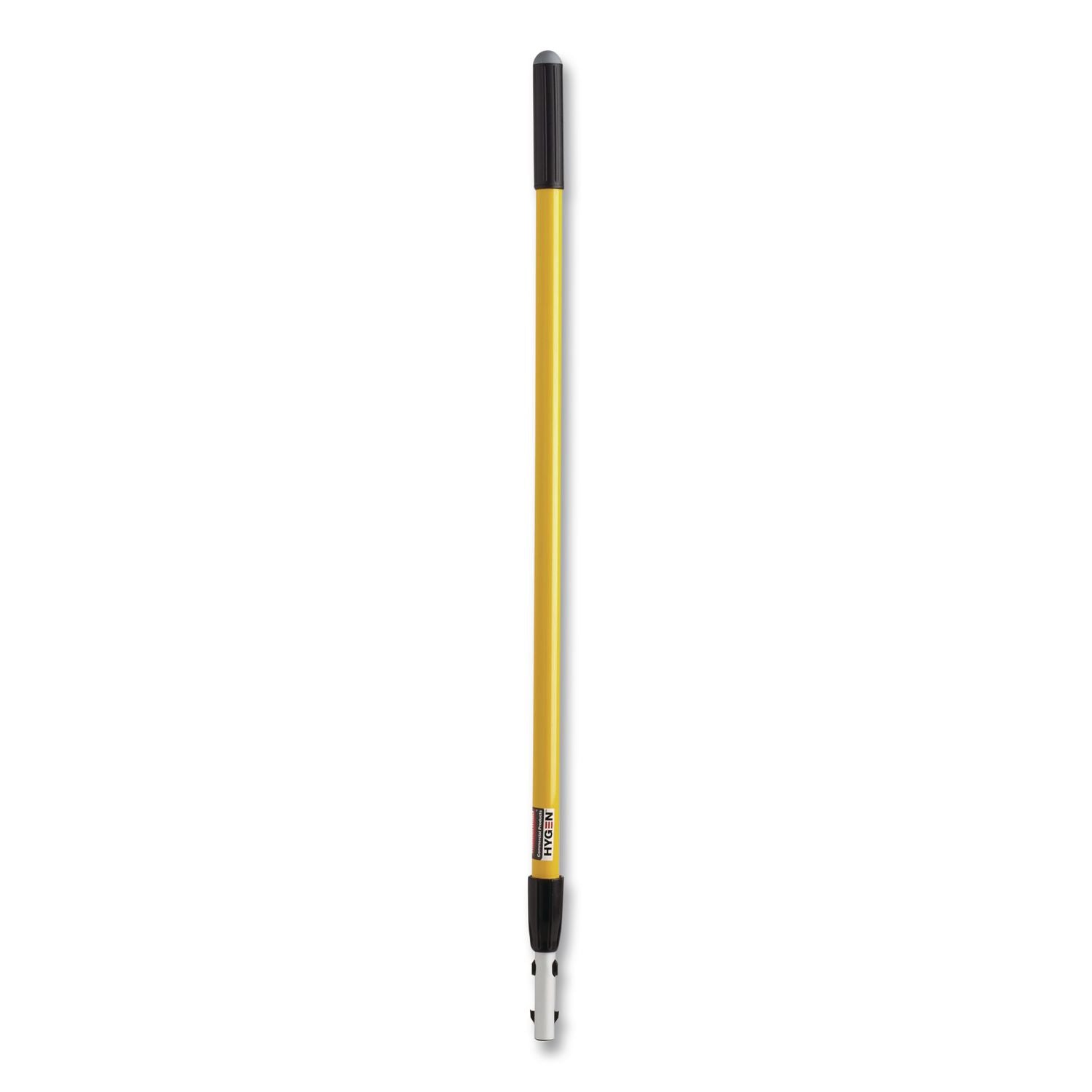 HYGEN Quick-Connect Extension Handle, 48" to 72", Yellow/Black