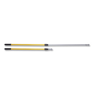 HYGEN Quick-Connect Extension Handle, 48" to 72", Yellow/Black