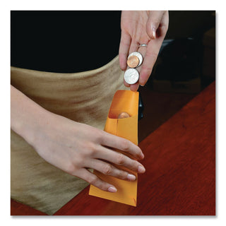 Kraft Coin and Small Parts Envelope, #1, Extended Square Flap, Gummed Closure, 2.25 x 3.5, Brown Kraft, 500/Box