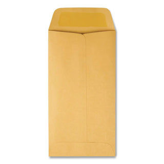 Kraft Coin and Small Parts Envelope, #7, Square Flap, Gummed Closure, 3.5 x 6.5, Brown Kraft, 500/Box