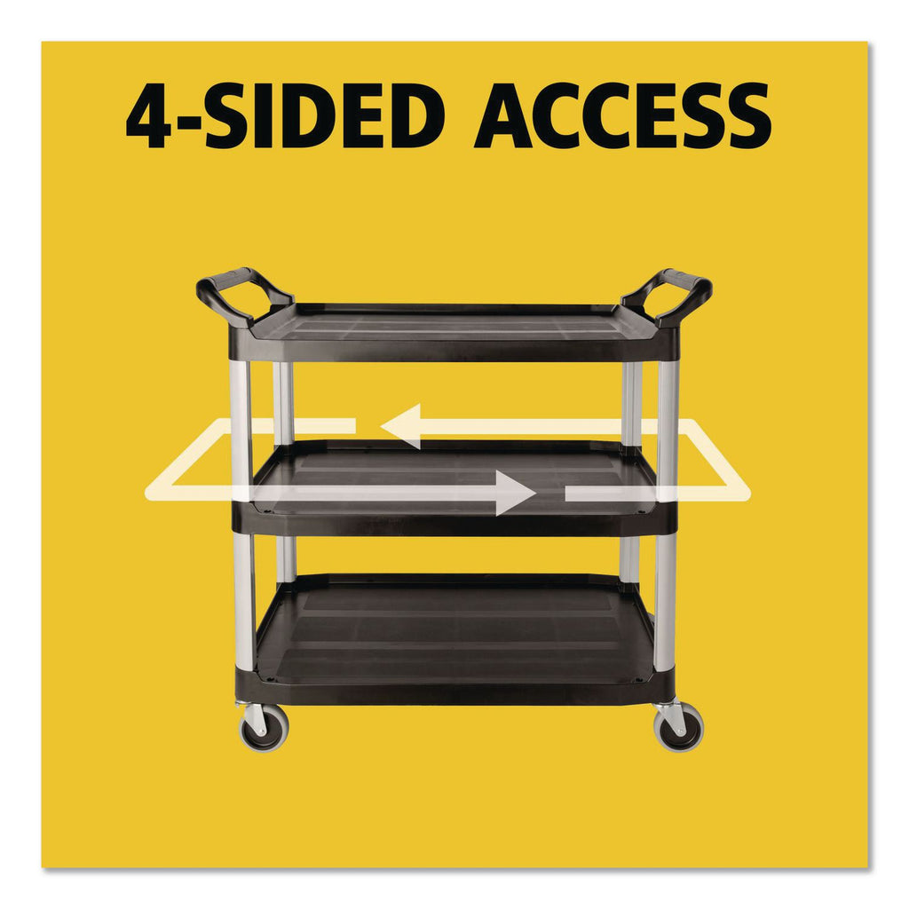 Rubbermaid 3-Shelf Mobile Utility Cart, Sold as 1 Each