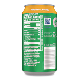 Thirst Quencher Can, Orange, 11.6oz Can, 24/Carton