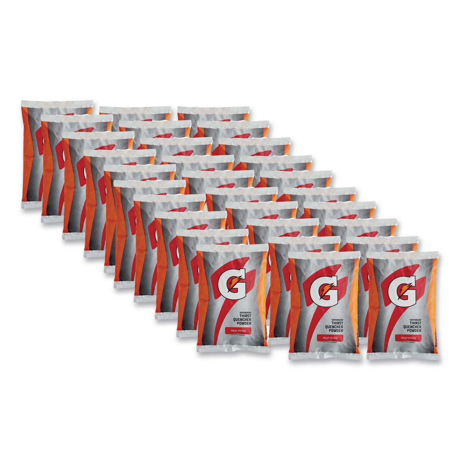 Thirst Quencher Powdered Drink Mix, Fruit Punch, 21oz Packet, 32/Carton