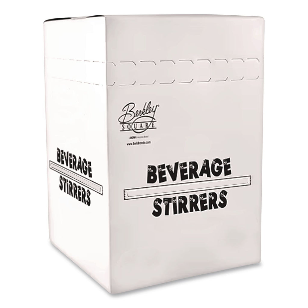 Polypropylene Stirrers, 5", White, 1,000/Pack