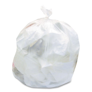 Linear Low-Density Can Liners, 30 gal, 0.65 mil, 30" x 36", Clear, 250/Carton