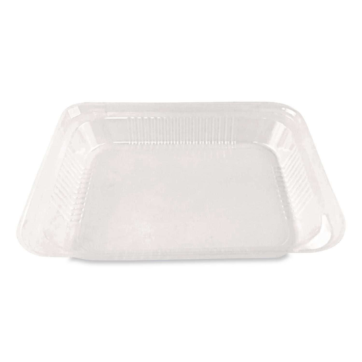 Plastic Dome Lid, 10.75 x 10.19 x 1.63, Clear, 100/Carton