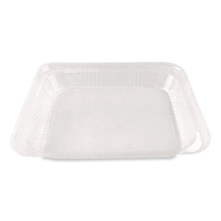 Plastic Dome Lid, 10.75 x 10.19 x 1.63, Clear, 100/Carton